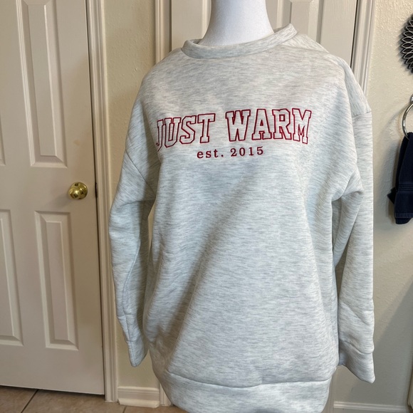 Women's Sweatshirt Letter Print Drop Shoulder Long Sleeve Casual Sweatshirt - Picture 4 of 8